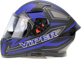 ViPER RS-V95 Full Face Motorcycle Helmet - Spirit Blue